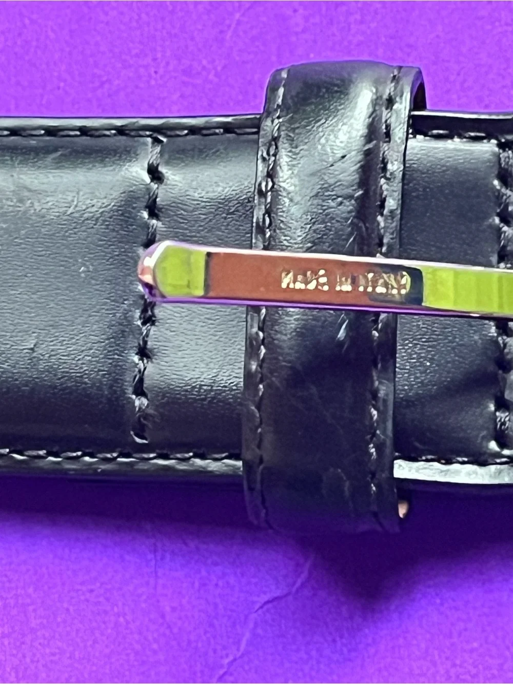 Brooks Brothers Italian Made Leather Belt - AS IS